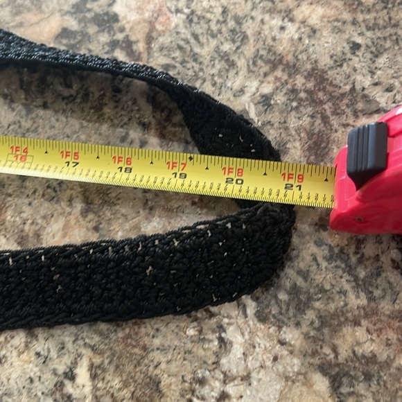 No Boundries Black and Cream crochet Patterned Women's Bag. New with tag. - Picture 8 of 10